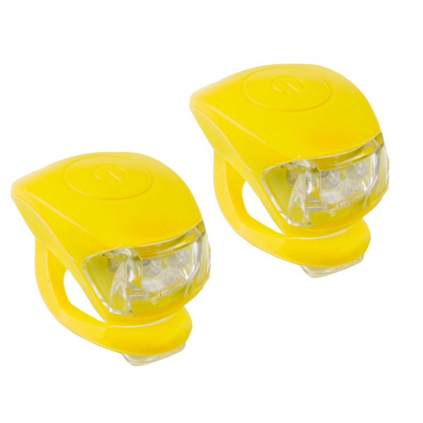 Set flash cu baterii M-WAVE ”COBRA IV”galben