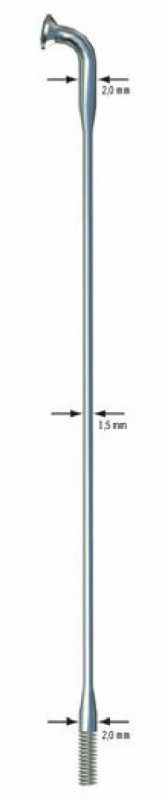 Spita Sapim Laser Ultra Light 2.0-1.5-2.0x280mm