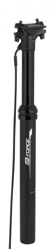 Tija de sa Force Dropp reglabila 30.9/405mm negru mat