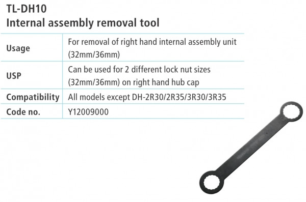 TL-DH10 cheie fixa Shimano pentru butuci cu dinam