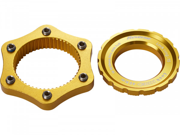 Adaptor centerlock REVERSE gold