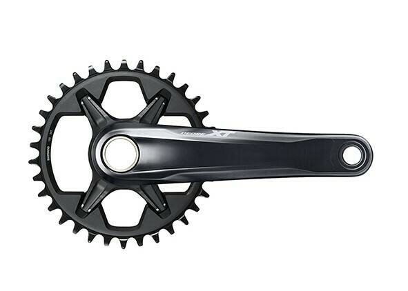 Angrenaj pedalier SHIMANO DEORE XT FC-M8120-1, fara foaie, brat 175mm, pt. 12 vit. pe spate, hollowtech 2