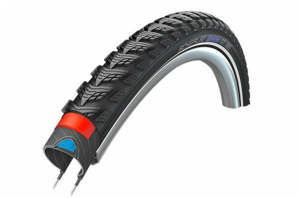 Anvelopa Schwalbe Marathon GT, Performance Line, Dual Guard, 28x1.50 (40-622) B/B+RT, HS475, negru cu dunga reflectorizanta