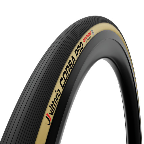 Anvelopa VITTORIA Corsa Pro 700x28C 28-622 Tubeless TLR Corespun 320TPI Cream 295g