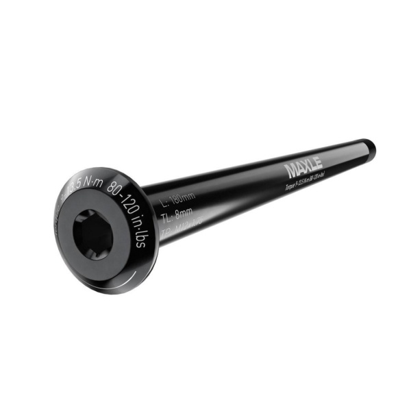 Ax de fixare roată spate, Maxle Stealth, 12x142 mm, 174 mm, negru
