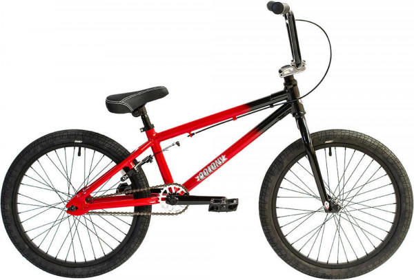 Bicicletă BMX Freestyle Colony Horizon 20" 2021 - Gloss Black/Red Fade