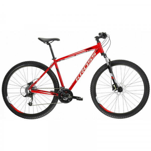 Bicicleta Kross Hexagon 5.0 27.5 Inch, Marimea XS, Culoarea Rosu/Gri/Negru
