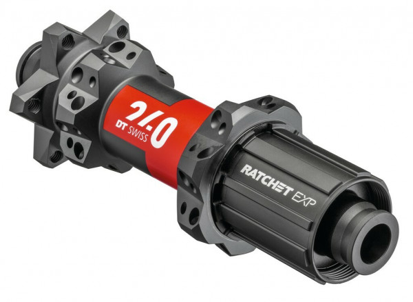 Butuc spate DT Swiss 240EXP MTB DB Straightp 157/12 TA Boost+, 28H, IS 6-B.
