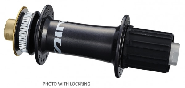 Butuc spate Shimano Saint FH-M825, 32H, 8/9/10 vit., pt rotor CL cu piulita de strangere, OLD 150mm