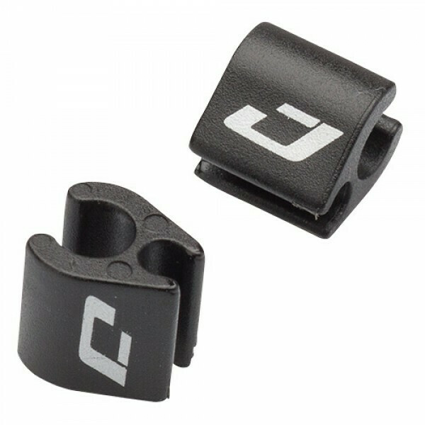 Clema dubla ptr.bowden E-schimbator si frana, Jagwire (CHA030) size:2.5mm+5.0mm, nylon, neagra (4buc/blister) AM