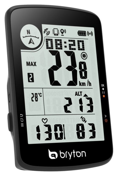 Computer Bryton Rider 17 E, 11 functii
