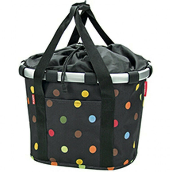 Cos spate cu buline multicolore, 35X28X26 cm