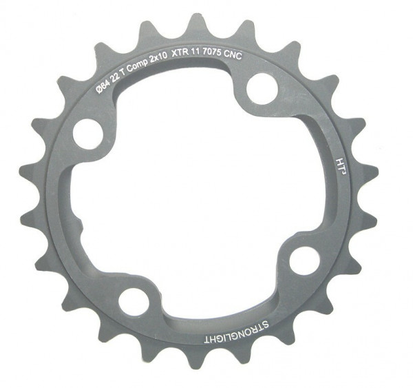 Foaie angrenaj Stronglight MTB Shimano 2x10V, XTR FC M980 4-Arm inside 22T