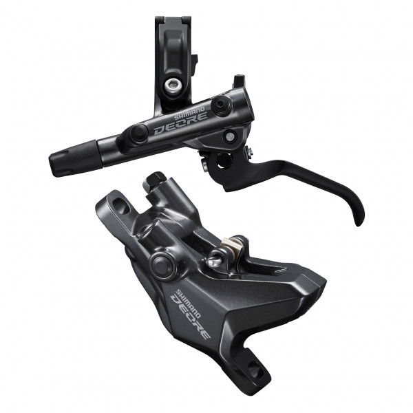 Frana pe disc Shimano J-KIT Deore BL-M6100(L) BR-M6100(F) fara adaptor placute rasina fara aripioare de racire furtun SM-BH90-SS 1000mm