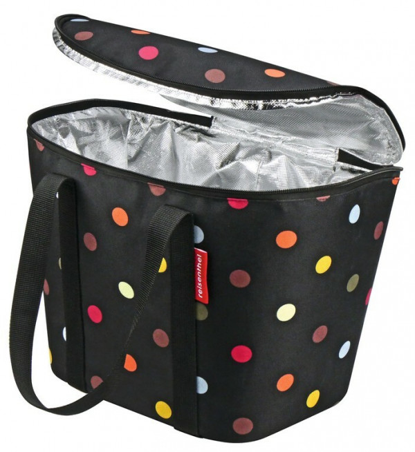 Geanta termica KLICKfix f. handlebar basket dots,34 x 26 x 25cm