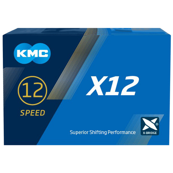 Lant KMC ”X12 Blacktech” 12 viteze 126 zale