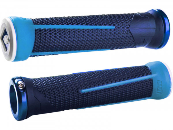 Mansoane ODI MTB AG1 Signature Lock-On 2.1 albastru-albastru deschis, 135mm colier albastru