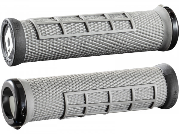 Mansoane ODI MTB Elite Flow Lock-On 2.1 gri, 130mm colier negru