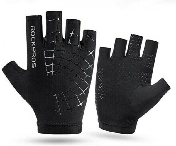 Manusi ROCKBROS protectie UV, vara/toamna, negru