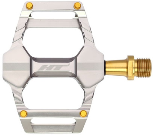 Pedale HT Components AR06, Gri/Auriu