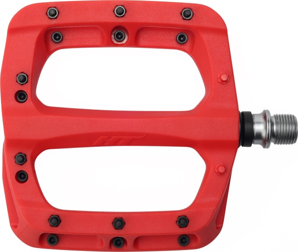 Pedale HT Components PA03A, Platformă, pentru MTB, Gravel și E-MTB, Rosu