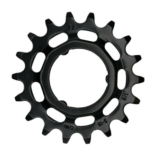 Pinion pentru eBike KMC pentru Shimano 1/2 X 1/8 , 18 T, negru