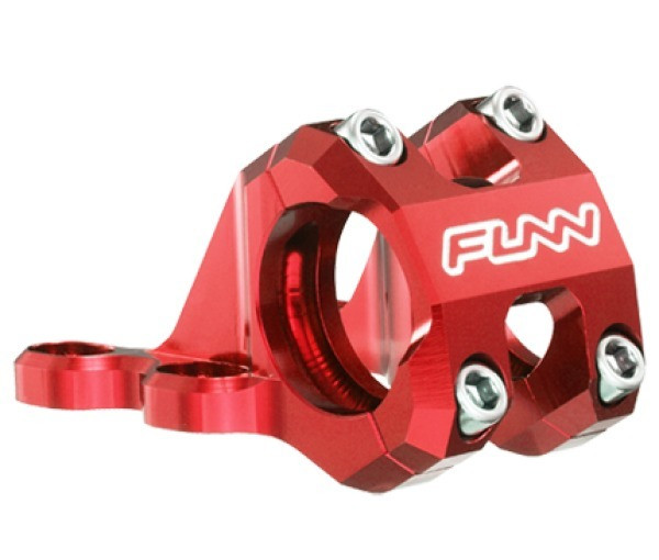 Pipa Funn RSX Light mont.directa R.S.Boxxer 35mm ridicare+35 ajustabila 45&50mm rosu anodizat