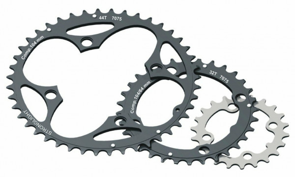 Lot De 2 Plateaux Pédalier STRONGLIGHT – Neufs, Avec Légers Défauts, Vélo