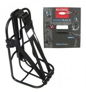 Portbagaj Universal Vario Rack Klickfix WITH STRAP, BLACK
