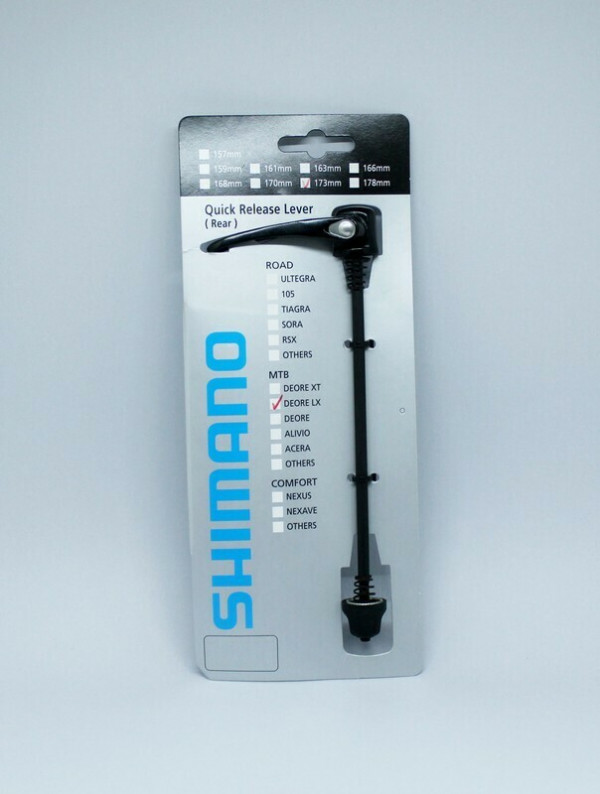 Quick release Shimano FH-T670 complet 173mm 6-13/16" negru