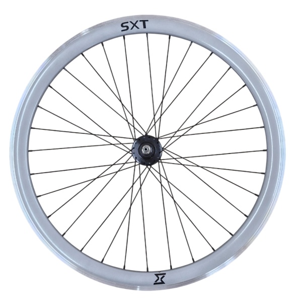 Roata Spate Single Speed/Fixie SXT 700-32H 40 mm, Argintiu