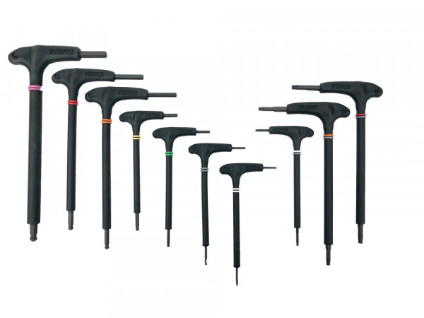 Set Pro T/L handle hex + Torx Pedros 10-PIECE