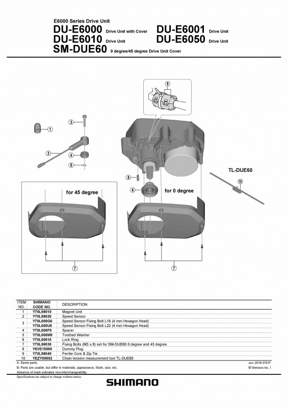 Tensiometru Shimano TL-DUE60 pentru lant e-bike