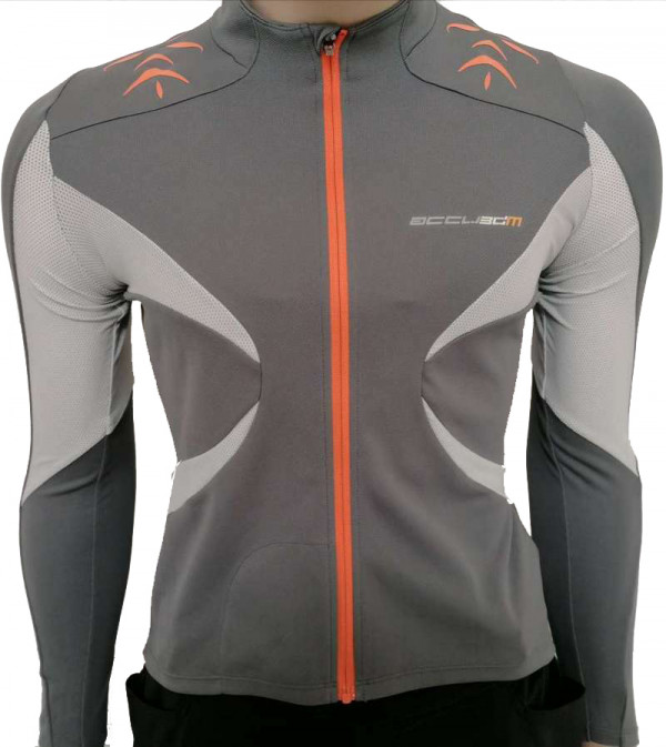 Tricou Shimano mtb maneca lunga explorer femei gargoyle / orange