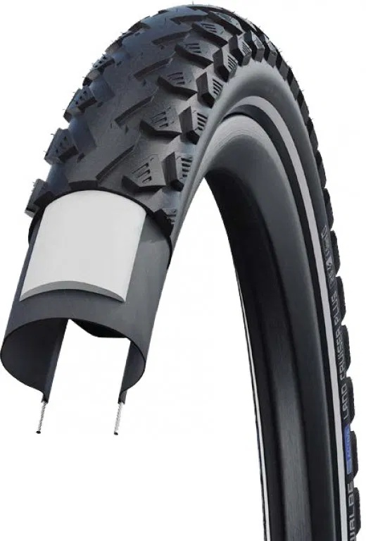 Anvelopa Schwalbe, Land Cruiser Plus HS450, 28x1.60", 42-622, TwinS Refl.Act.PG SBC, Negru