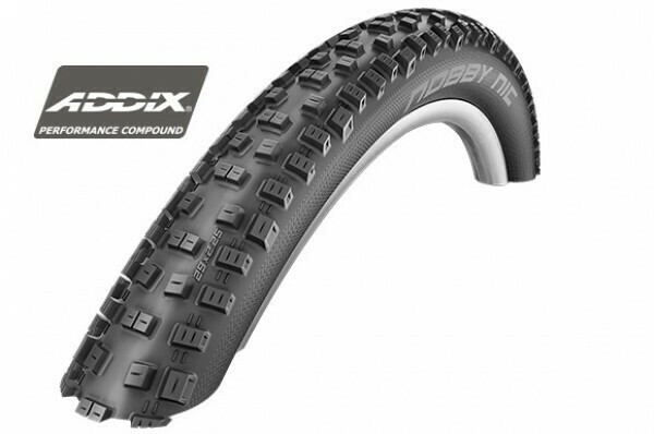 Anvelopa Schwalbe Nobby Nic, Performance Line, Folding, 29x2.60 (65-622) 650B B/B SK HS602, Addix, negru