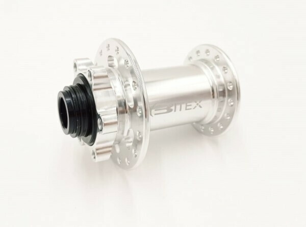 Butuc fata Bitex MTF15/20, de aluminiu, 32H, ax 15 (nu include axul) argintiu