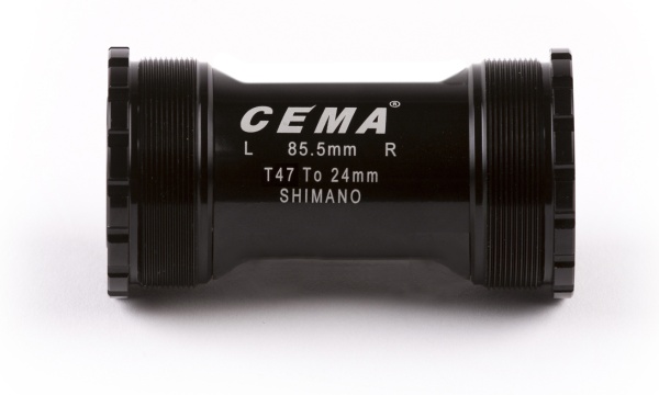 Butuc pedalier CEMA T47 TREK, Stainless Steel, Shimano, 24 mm