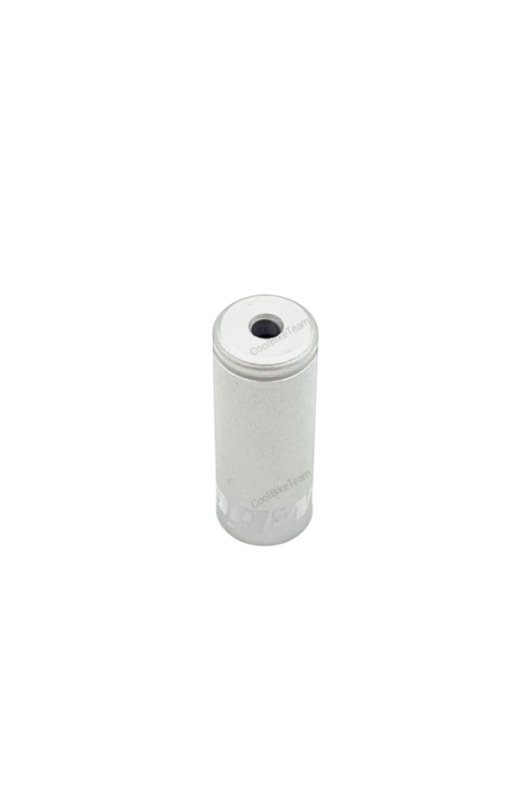 Cap Camasa / Bowden Schimbator (deraior), Jagwire (CHA077) cu garnitura, argintiu, aluminiu, D: 4.5mm, OEM