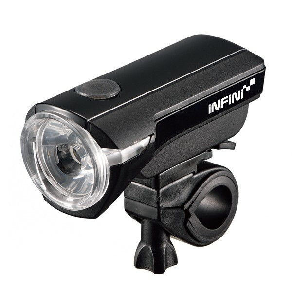 Far Infini I-320P Saturn150, 1 led alb 3Watt, 3 functii, baterii incluse, negru