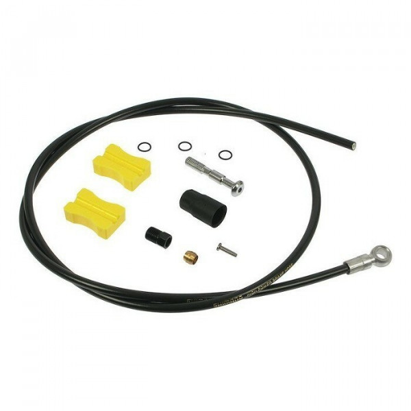 Furtun Shimano SM-BH90-SB 1000mm resin ajustabil conector drept pe maneta negru
