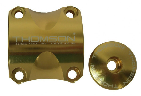 Kit capac si prindere pipa Thomson ELITE X4 MTB 31,8 auriu
