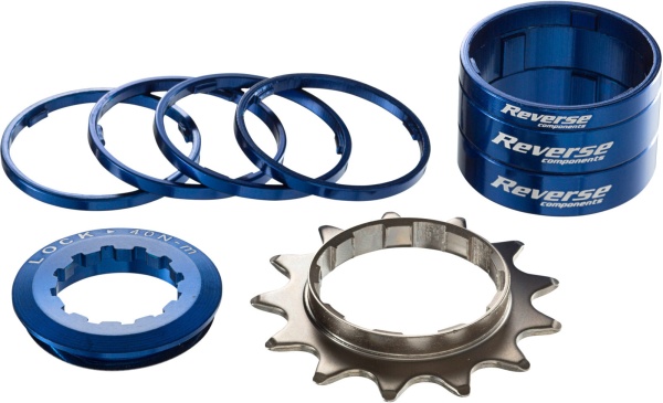 Kit pinioane Reverse HG Single Speed Kit, Albastru Inchis