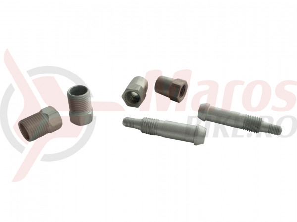Kit surub/piulita pentru tub cu insertie metalica, cu filet M8