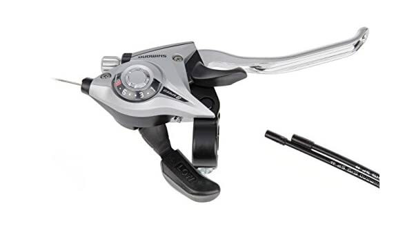 Maneta schimbator/frana Shimano Altus ST-EF51(SL)4A dreapta 8 v 4-F alloy (V-POSITION) cablu 2050mm camasa neagra sp40 600/300mm