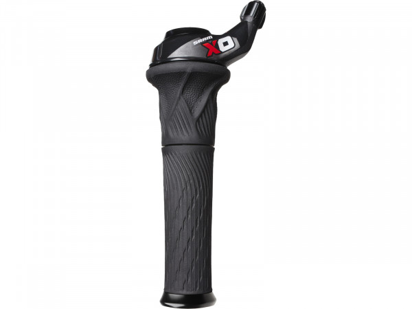 Maneta schimbator X0 Grip Shift 2 viteze Index Front w Locking Grip Red