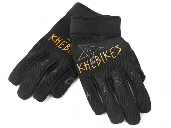 Manusi KHE 4130 pentru BMX - negru