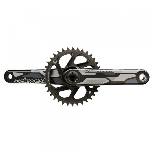 Pedalier CS Truv.Desc.CoLab TroyLee DH DUB73 165 W/O DUB BB,10-11S. CAR,BLK,32T.X-SYN2,DM
