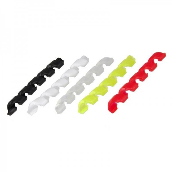 Protectie cadru de silicon Saccon CTM08 (ptr.camasa bowden diam.5mm) alba