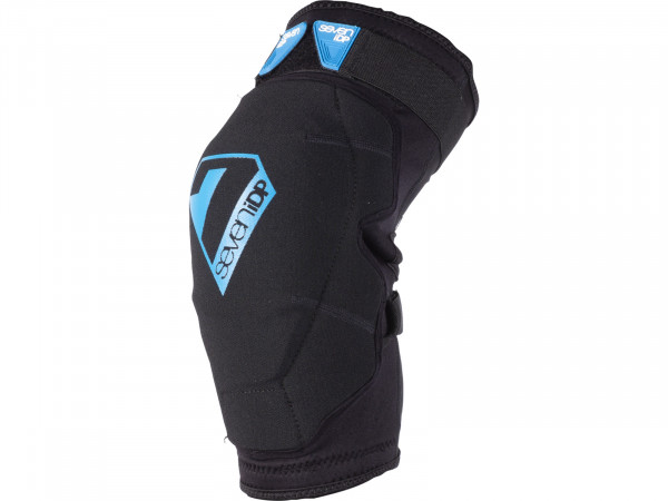 Protectie genunchi 7IDP Flex negru-albastru